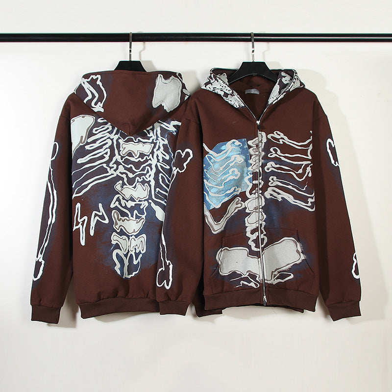Travis Scott Astroworld Hoodie Men's Skull Hoodie Sweater