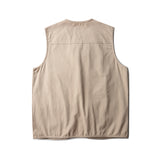 Men Sweater Vest Multi-Pocket Workwear Vest Men's Sleeveless Jacket Harajuku Style Loose Vest