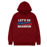 Let'S Go Brandon Hoodie Winter English Letter Printing Fashion Hooded Sweatshirt