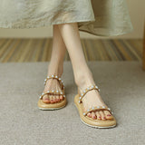Nude Block Heel Peep Toe Sandals