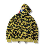 Bape Military Hoodie Autumn Men'S Casual Camouflage Sweater