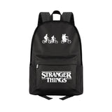 Stranger Things Backpack Large Capacity Fashion Canvas Backpack Student Schoolbag