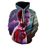 Stranger Things Hellfire Club Coat 3D Digital Printing Anime Hooded Sweater Men's