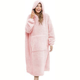 Hoodies Blankets Large Pocket Hoodie Lambswool Sherpa Blanket
