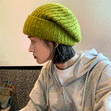Women Winter Hats Red Earflaps Warm Autumn and Winter Soft Knitted Hat