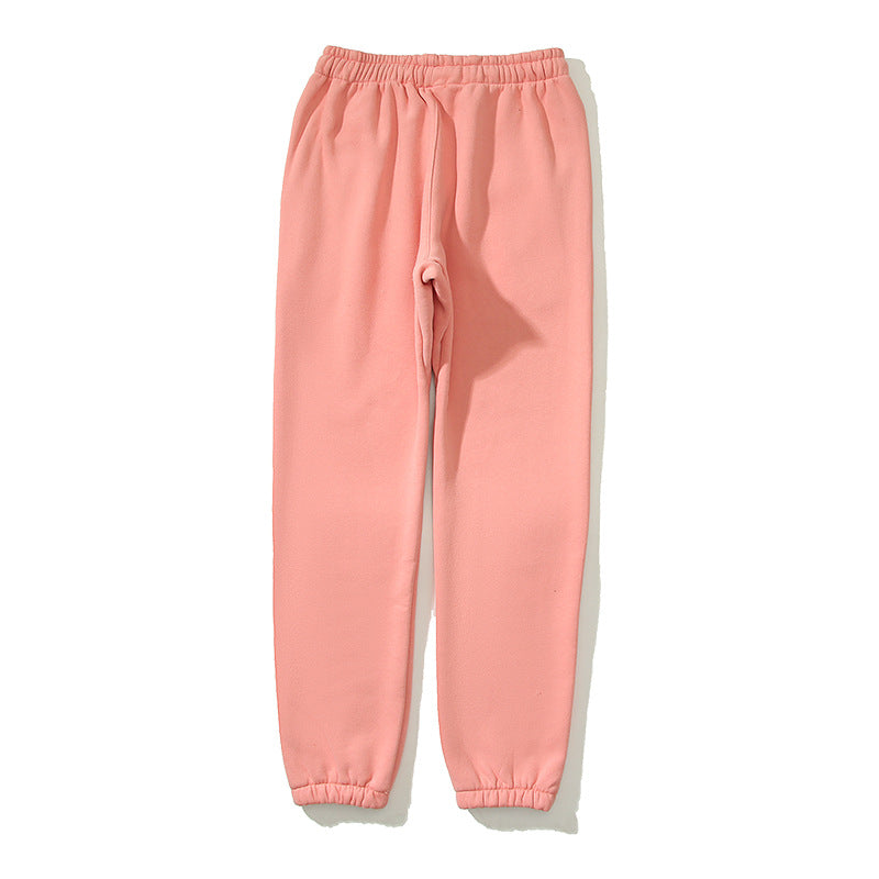 Kanye West Sunday Service Pant Fog Loose Flocked Printed Ankle Banded