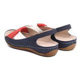 Women Open Toe Sands Flats Spring/Summer Stylish Peep Toe Casual Sandals Low-Top Flats