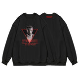 Stranger Things Hellfire Club Coat Peripheral Sweatshirt Stranger Things round-Neck Pullover