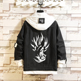 Comic Denim Jacket Autumn and Winter Casual Loose Jacket Clothes