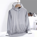 Sun Resistant Clothes UPF50 Ice Silk Summer Sun Protective Clothes Men and Women Outdoor Coat and Trench Coat