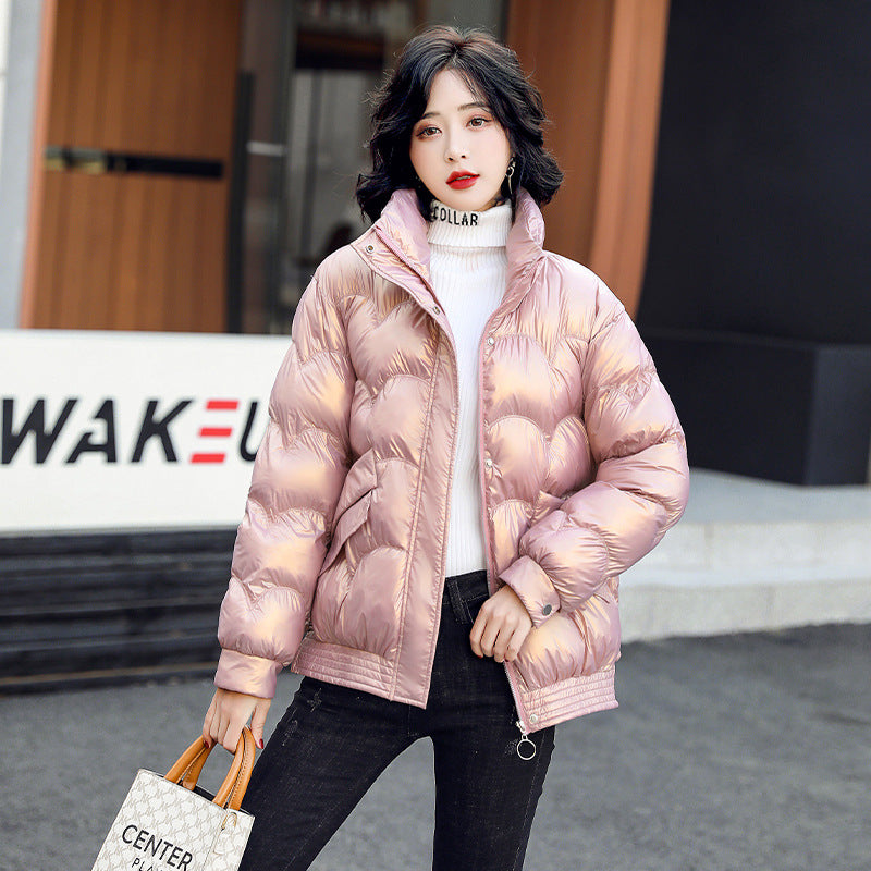 Women Winter Coats Puffer Jacket Down Coat Glossy Short Down Jacket Women's Winter Coat