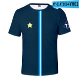Baggy Baseball Jersey Summer Trendy 3d Digital Short Sleeve