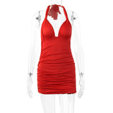 Hot Women In Tight Dresses Summer Women'S Backless Sexy Dress