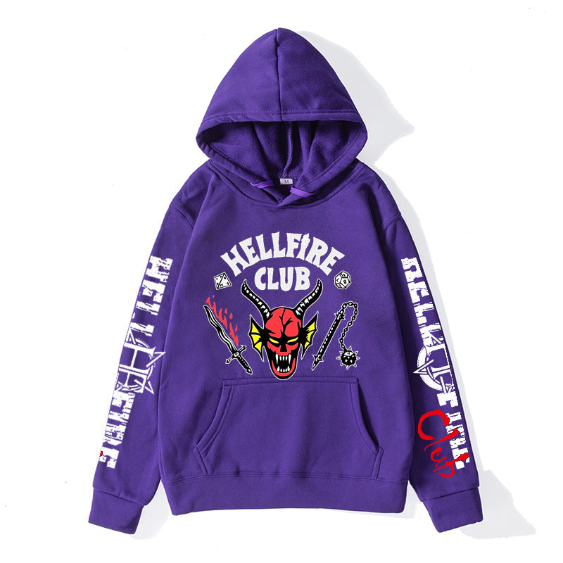 Stranger Things Hoodie Printed Sweater Loose Pullover