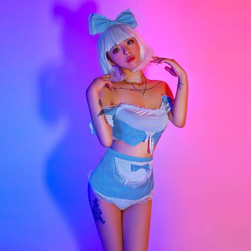 Women Rave Outfits Tops Party Nightclub Casual Fashionable Stage Wear Female