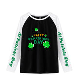 Saint Patrick's Day Closing Loose Long Sleeve T-shirt