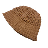Toboggan Hat Autumn and Winter Knitted Bucket Hat Women's Bucket Hat