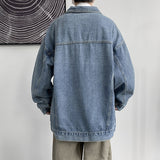 Denim Jacket Men's Autumn Loose Jacket Top Clothes