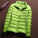 Women Winter Coats Puffer Jacket Down Coat Fall/Winter Lightweight Down Jacket Women's Short Stand Collar Winter Clothing Coat