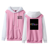 Travis Scott Astroworld Hoodie Travis Scott Astroworld Printed Men and Women Contrast Color Autumn and Winter