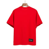 We11 Done T Shirts Classic Logo Pattern Summer Casual