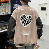 Alaska Varsity Jacket Baseball Uniform Stitching Loose Hip Hop Jacket Men's Jacket