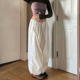 Julia Fox Low Rise Trousers Vintage Casual Loose Track Pants