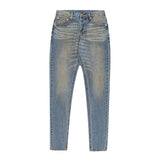 Fog Fear of God Essentials Pant Double-Line Washed Jeans Distressed Straight-Leg Trousers