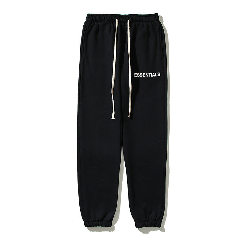 Kanye West Sunday Service Pant Fog Double Line Drawstring Velvet Sweatpants