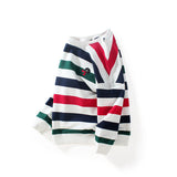 Children Boy Hoodie Children's Autumn Clothing Long-Sleeve T-shirt Sweatshirt Striped Terry