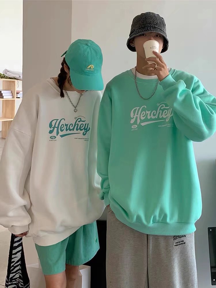 Men Sweatshirts White Hoodie Men 'S Spring And Autumn Loose Plus Size