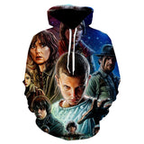 Stranger Things Hoodie 3D Printed Hoodie Men's Couple Wear