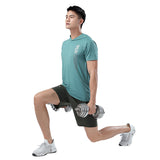 Sweat Wicking Shirt Ice Silk Hooded Short-Sleeved Hoodie Men's Summer Running