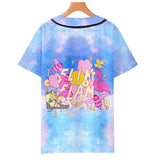 Baggy Baseball Jersey Printed Break Fashion Short Sleeve Baseball Uniform