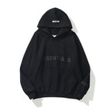 Men Graphic Hoodie Fear of God Essentials Print Three-Dimensional Letter Sweater Fog Men and Women Couple Sweater