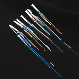 Amiri T Shirt Splash Ink Casual Hip Hop round Neck Short Sleeve T-shirt