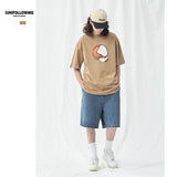 Preppy Aesthetic T Shirt Printed Short Sleeve T-shirt Casual Season
