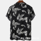 Men Hawaii Shirts Summer Short Sleeve Men's Shirt