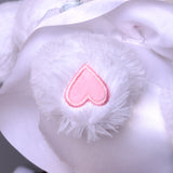 My Melody Plush Girly Heart Cute Cartoon White Pink Bow Melody Plush Toy Doll Children Doll Kulomi