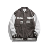 Baby Blue Varsity Jacket Spring Men 'S Jacket Embroidered Fashion Brand Baseball Uniform