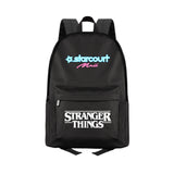 Stranger Things Backpack Large Capacity Fashion Canvas Backpack Student Schoolbag