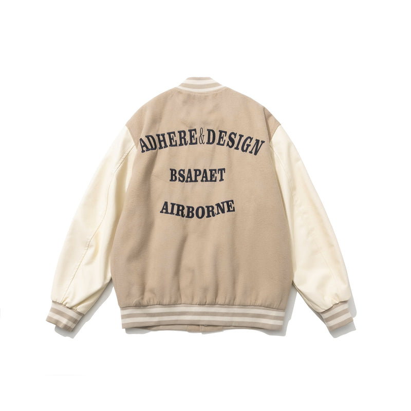 College Jacket Vintage Embroidered Raglan Sleeve Baseball Uniform Hip Hop Casual Jacket Couple Coat Men