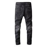 Amiri Jeans Casual Painted Slim Jeans Men #806