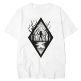 Stranger Things T Shirt Stranger-Things Digital Printed T-shirt round Neck Short Sleeve Men