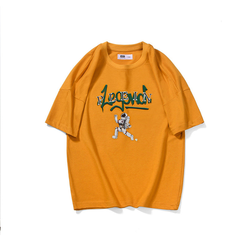 Children T Shrits Summer Children Short Sleeve Boy's Short-Sleeved T-shirt