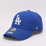 Dodgers and Yankees Baseball Cap 47brand Baseball Cap Female Hip Hop Hat Casual Hat Blue