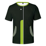 Baggy Baseball Jersey Summer Trendy 3d Digital Short Sleeve