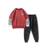 Children Boy Hoodie Spring and Autumn Boys Sweater Suit Sports