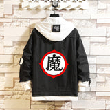 Comic Denim Jacket Autumn and Winter Casual Loose Jacket Clothes