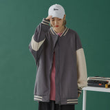 Jock Jacket Couple Jacket Autumn Leisure Boys Autumn and Winter Jacket Baseball Uniform Men